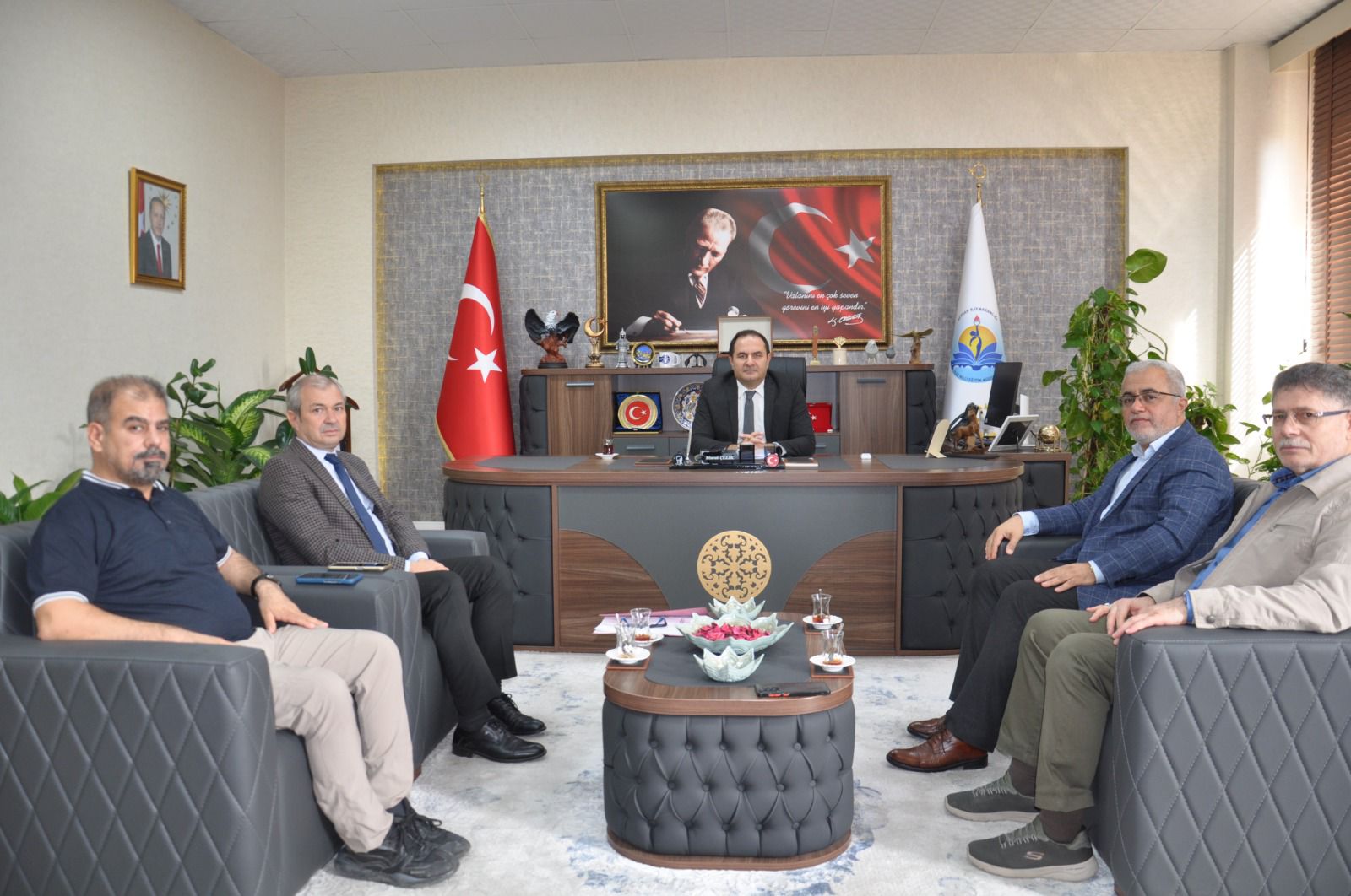 Seyhan İlçe Millî Eğitim Müdürü'ne Ziyaret